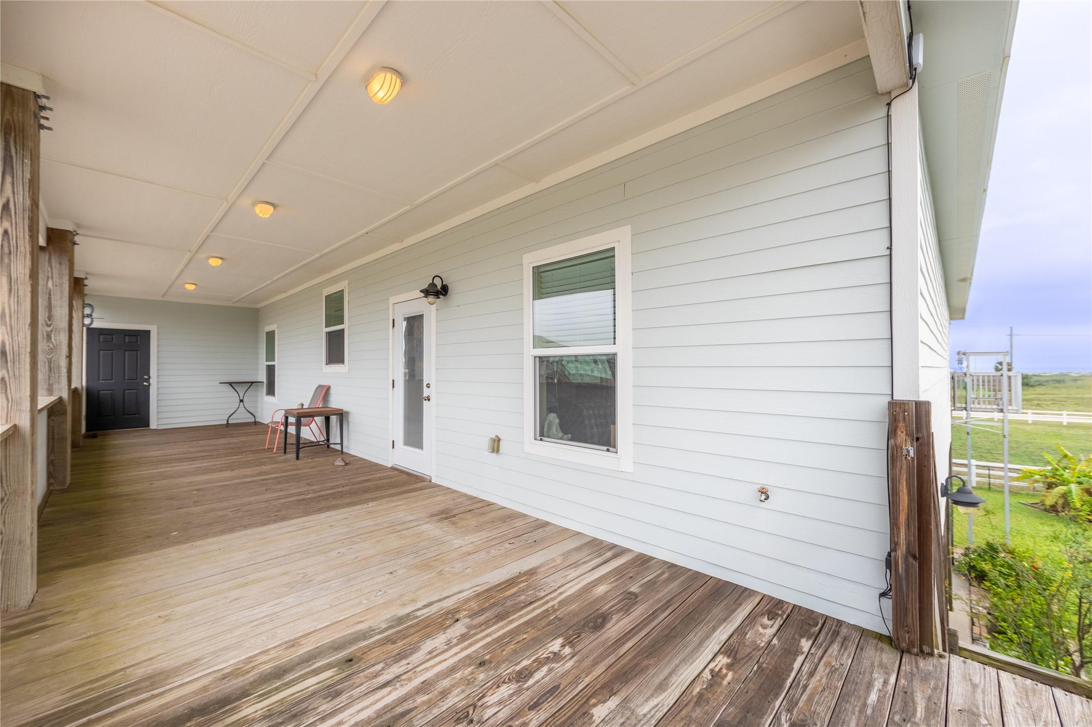 Image 3: 45X10 FRONT DECK WITH STORAGE ROOM