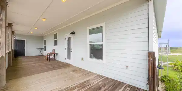 Image 3: 45X10 FRONT DECK WITH STORAGE ROOM