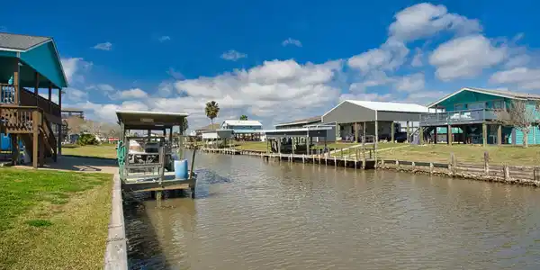 Image 3: Looking down the canal toward the exit to the ICW