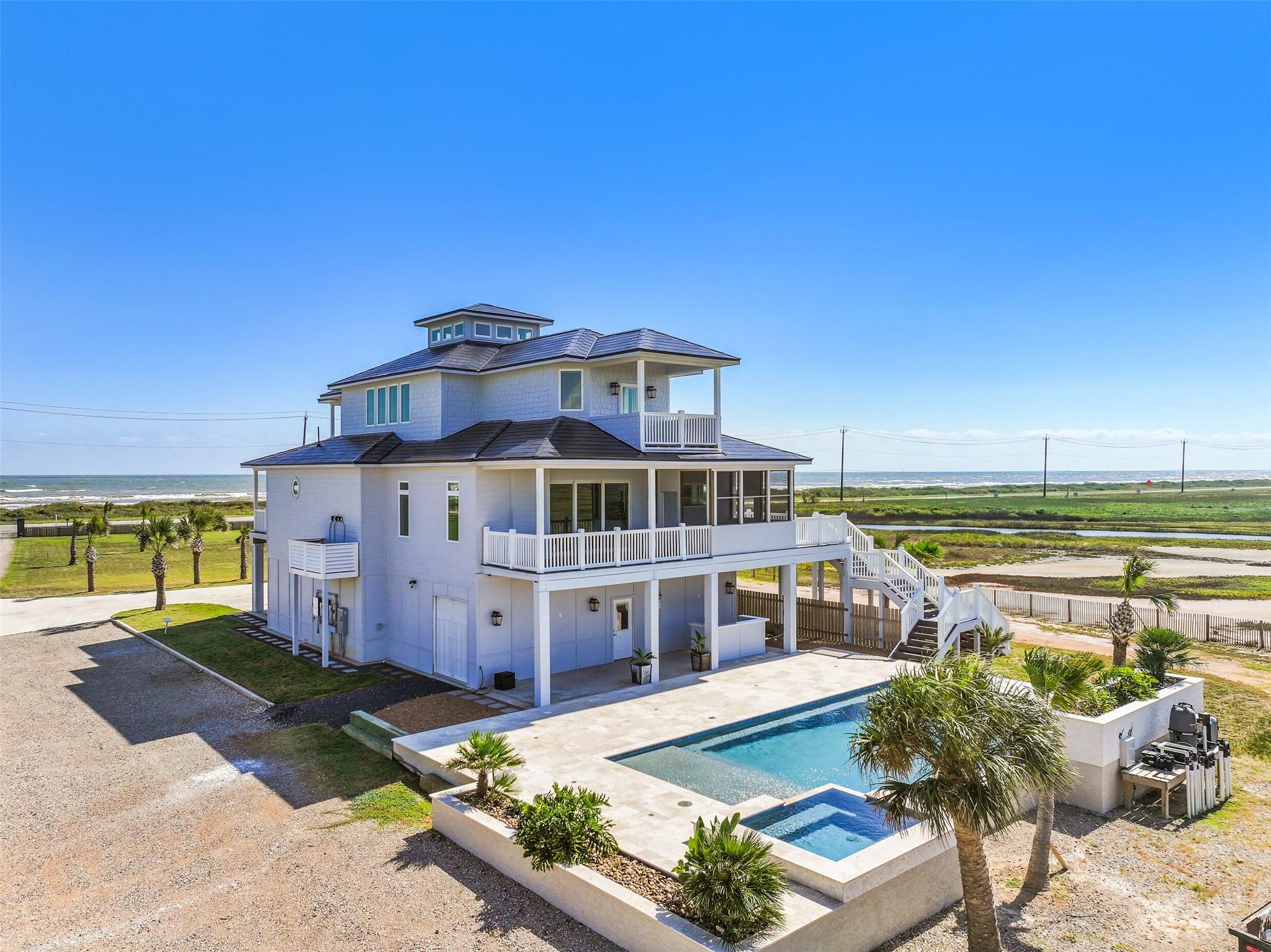Image 4: From above, the property's remarkable scale comes