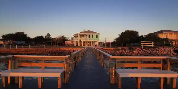 Image 2: View From The fishing Pier back of home.