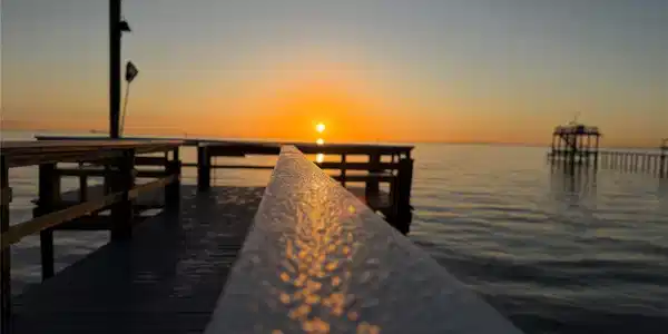 Image 3: View From Patio to fishing Pier.