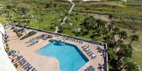 Image 3: POOL BELOW FOR YOUR PERSONAL ENJOYMENT YEAR ROUND,