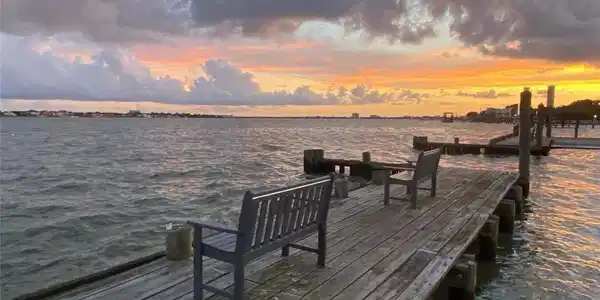 Image 4: each side of community has a fishing pier or just