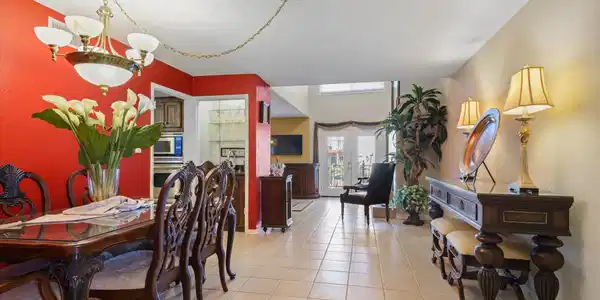 Image 3: Dining Room and Entryway
