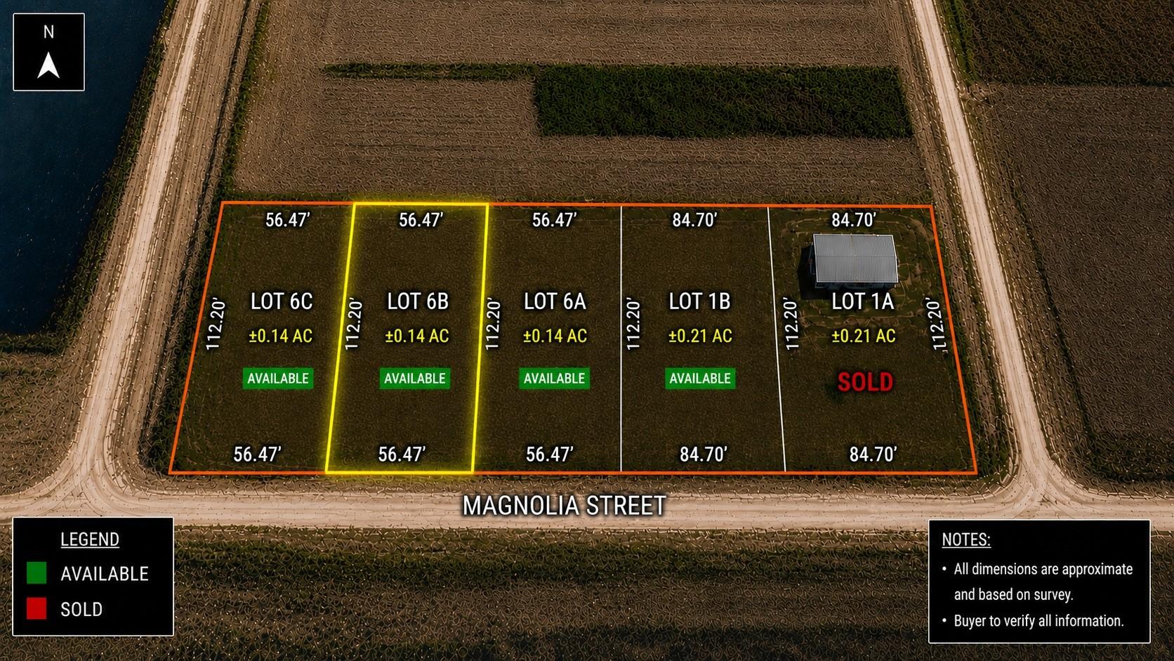 Image 2: Aerial view showing the approximate location of Lo