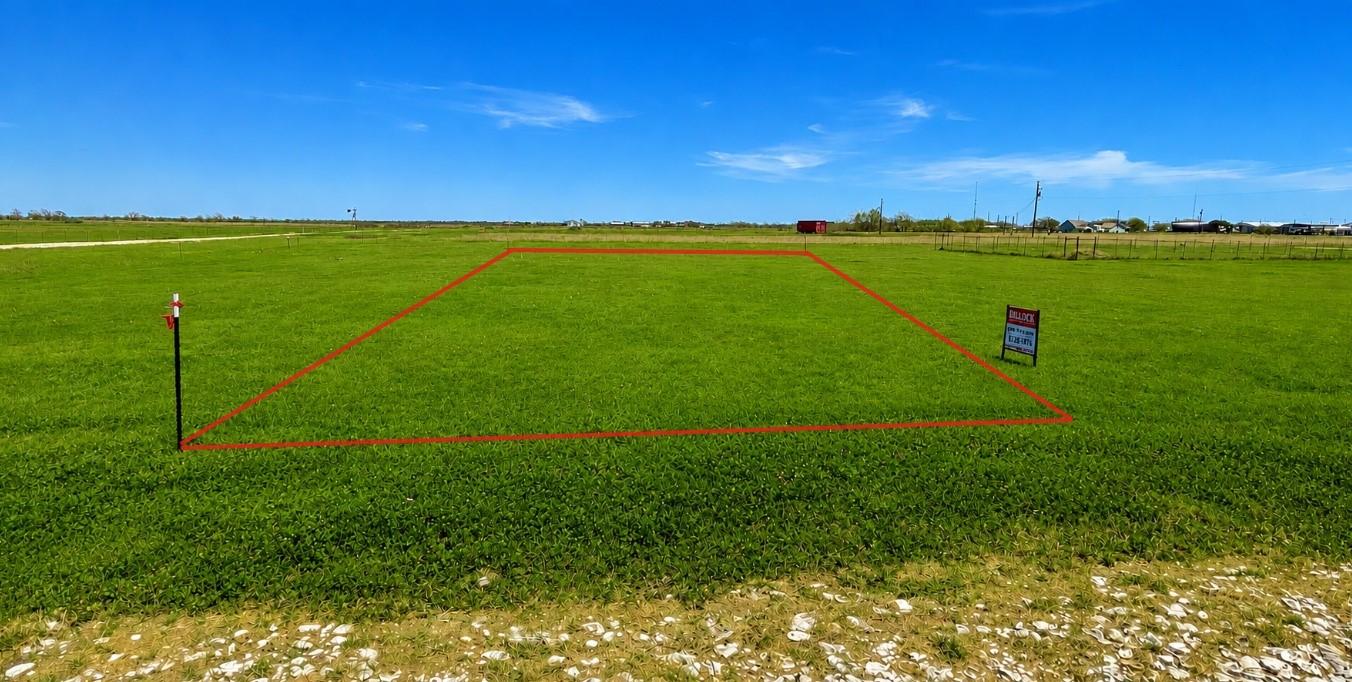 Image 4: Ground-level view of Lot 6B with the approximate p