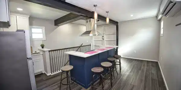 Image 3: kitchen toward stairs