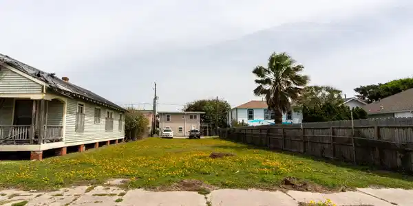 Image 2: 42.83 feet wide and 120 feet deep. Sidewalk in the