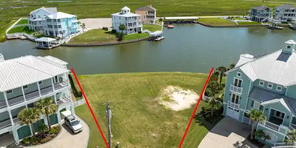 Image 3: Aerial view of the lot looking towards the east.