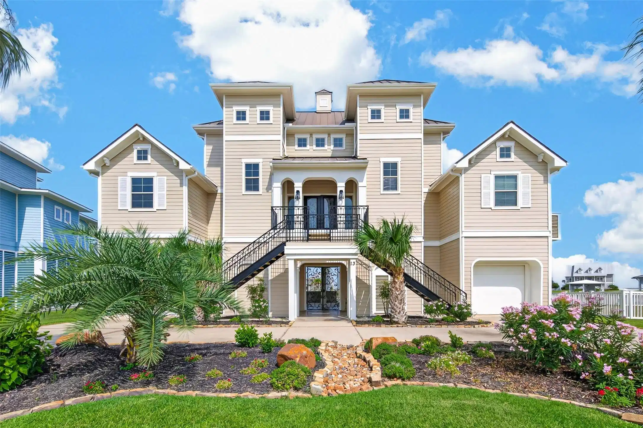 Image 1: Stunning classic coastal home with elegant archite