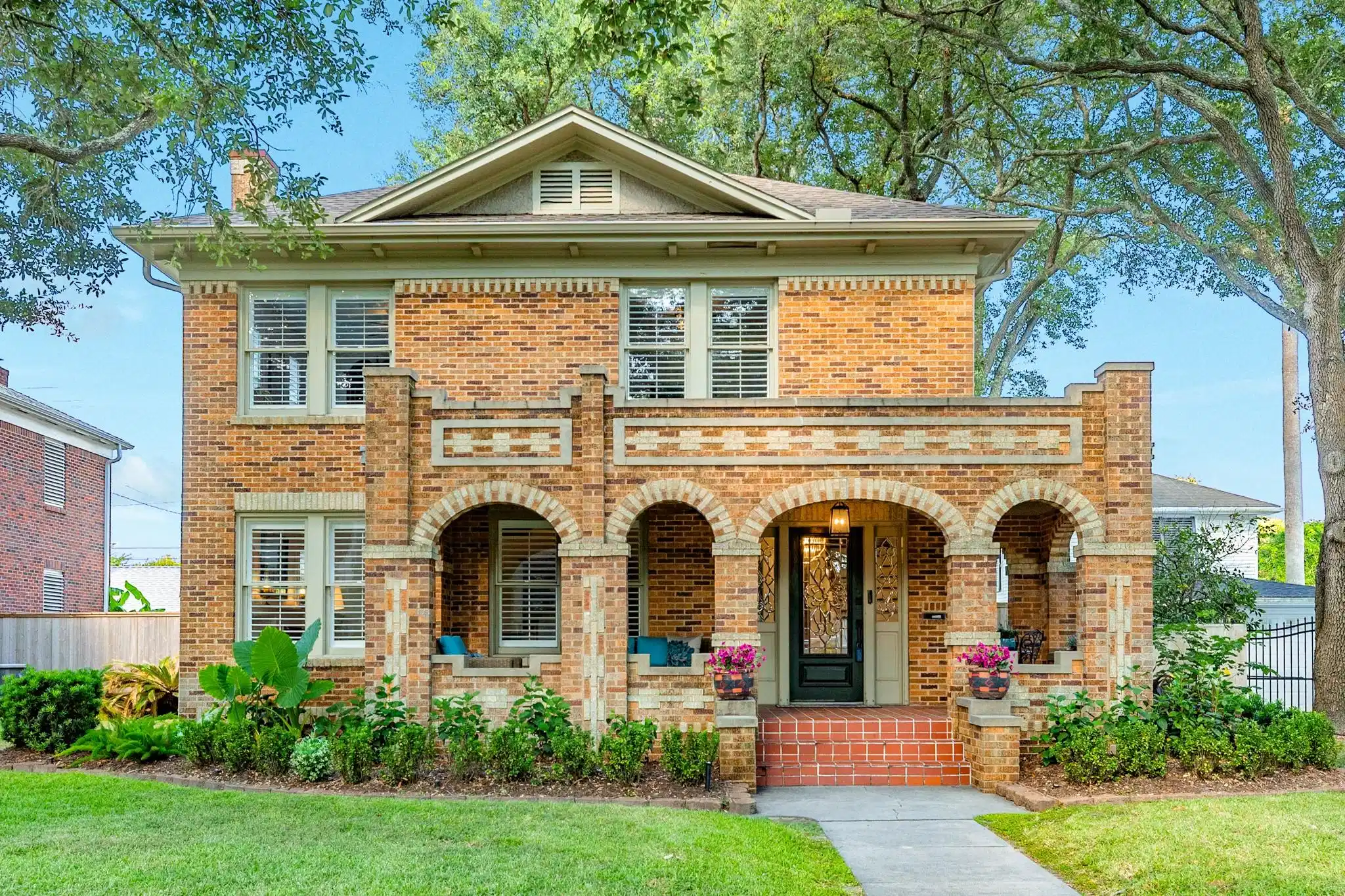Image 1: Front Exterior &ndash; Historic 1935 American Foursquare