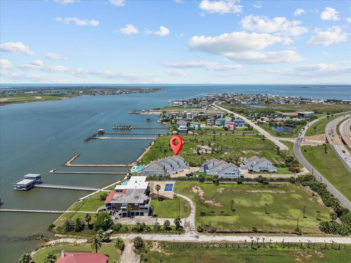 Image 2: This aerial view showcases the property's prime ca