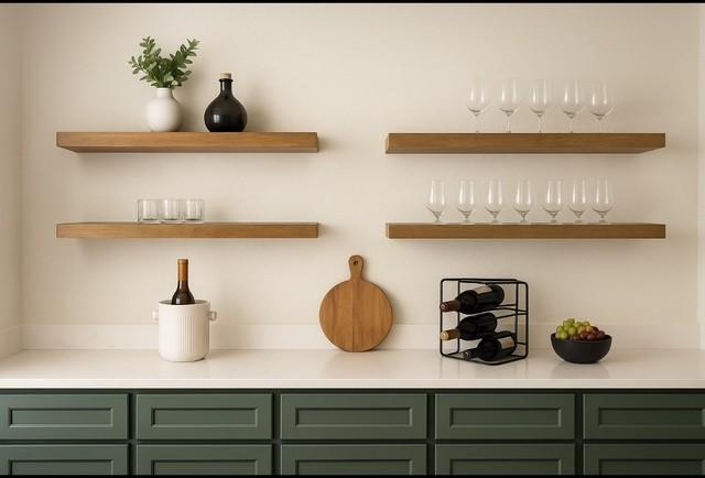 Image 2: Staged Bar area in Kitchen