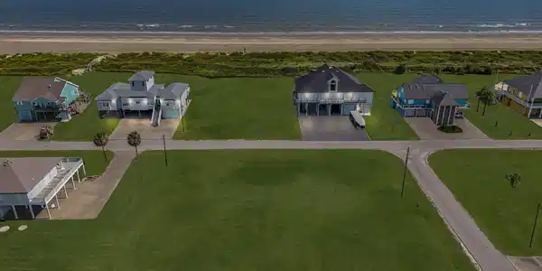 Image 3: Beautiful aerial view from 804 Rancho Carribe, uno