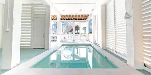 Image 4: A covered pool creates the perfect space for effor