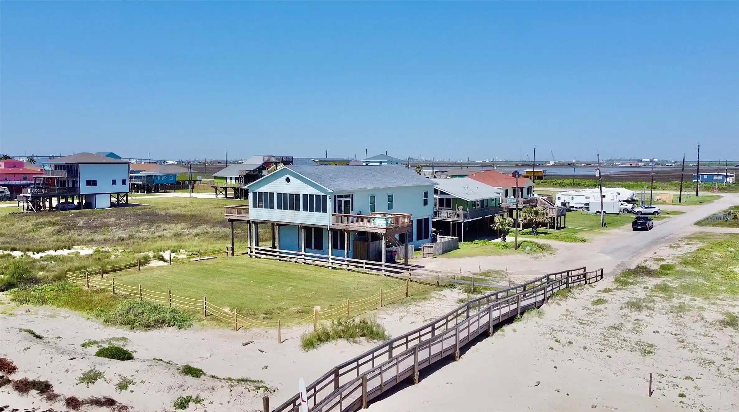 Image 1: Not many beachfront homes have a beautiful, usable
