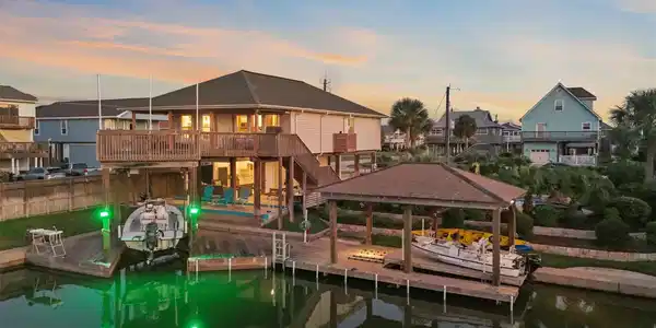 Image 3: Boat house, Boat slip, jet ski lift and a beautifu