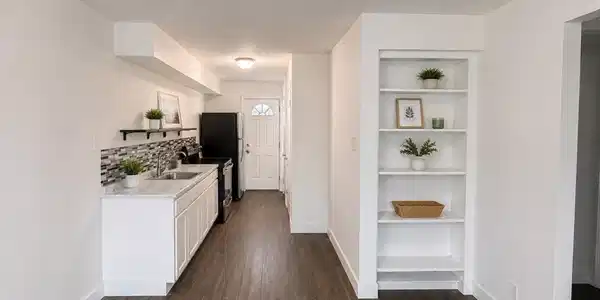 Image 2: Kitchen is open to the living room. Great for ente
