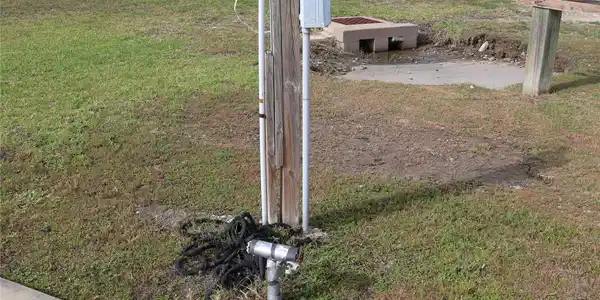 Image 2: This photo shows an RC hookup near Highway 6. Ther