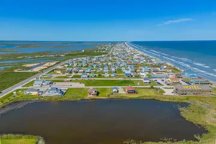 Image 1: This is the view of Surfside Beach from the privat