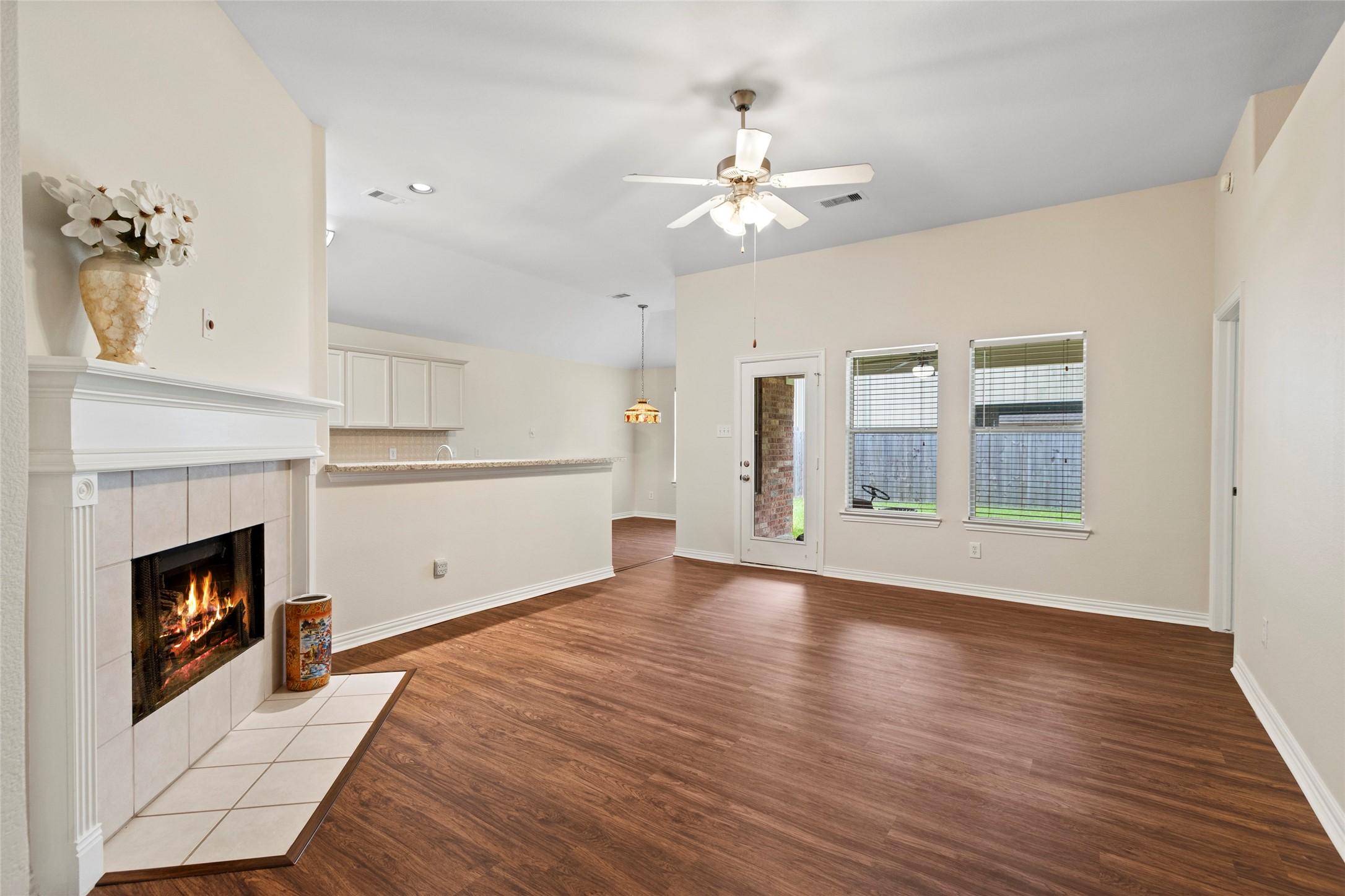 Image 2: New LVP flooring creates a warm and inviting space