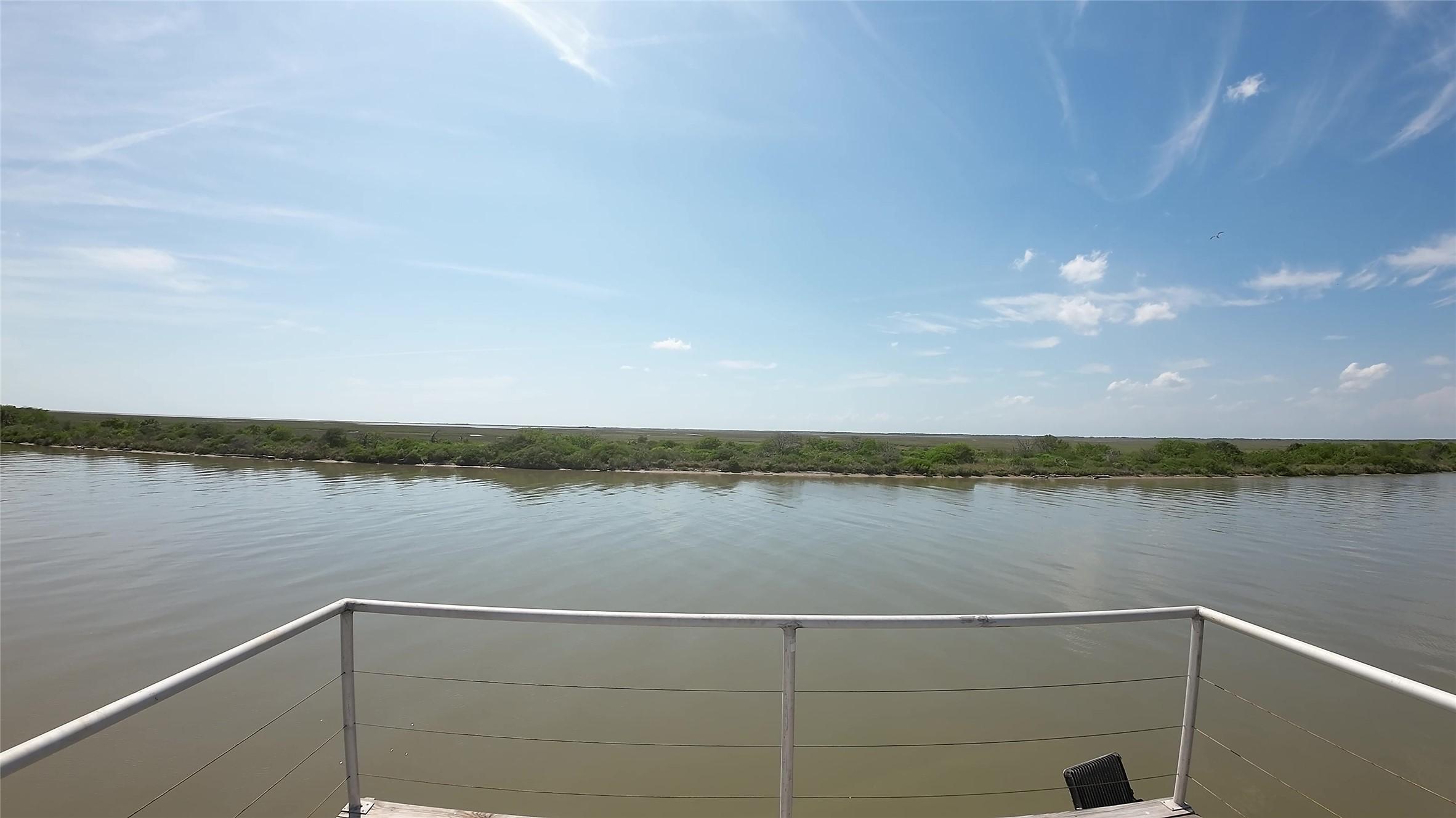 Image 2: View from deck above the boat lift.