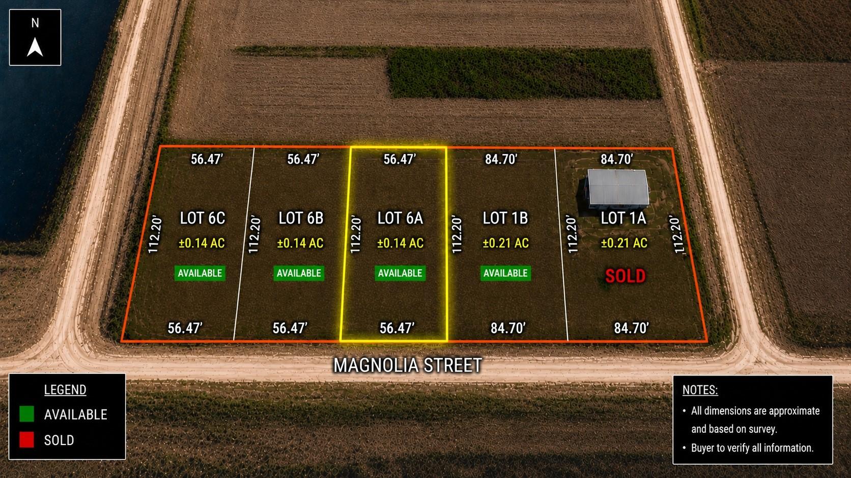 Image 2: Aerial view showing the approximate location of Lo