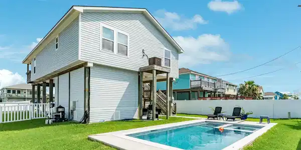 Image 3: Heated swimming pool for enjoyment throughout the