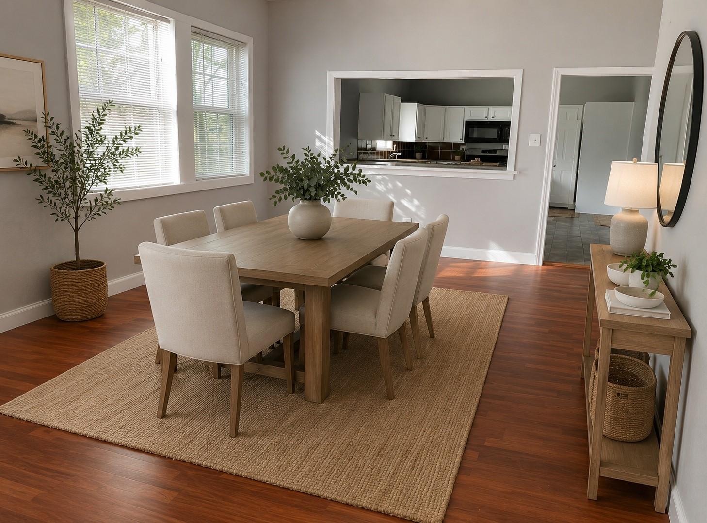 Image 4: Dining room (Furniture AI staged)