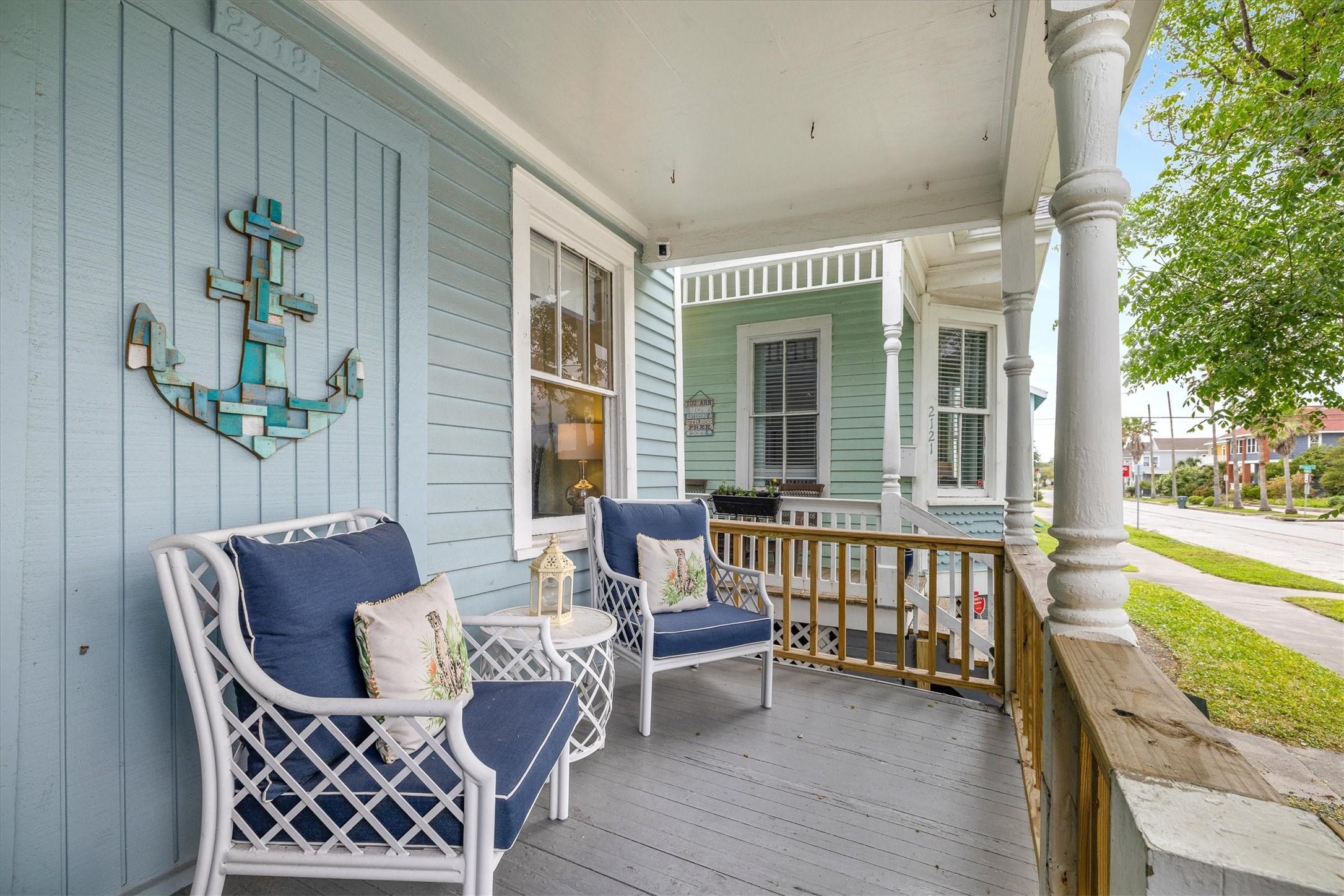 Image 3: Great porch for morning coffee!