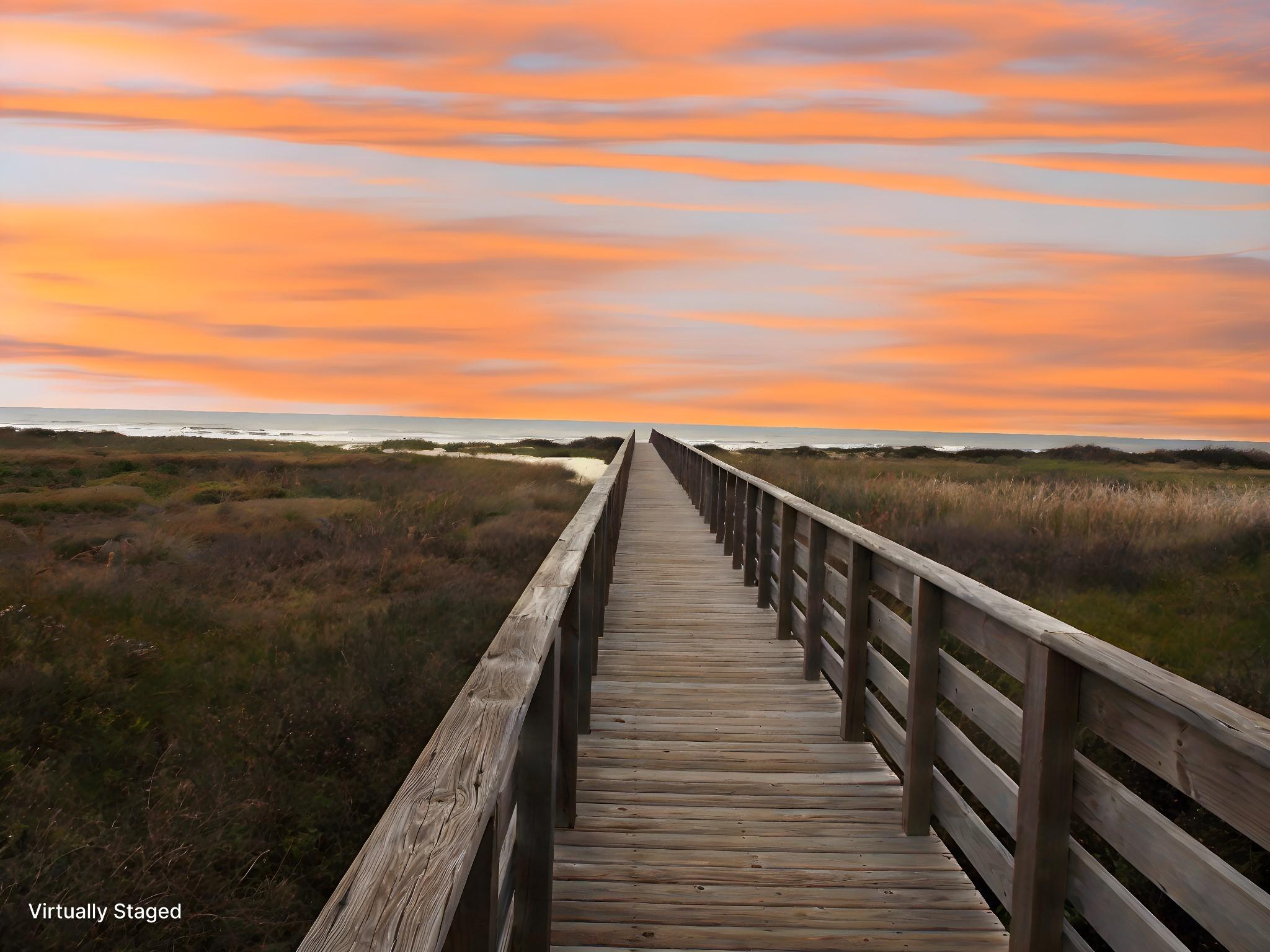 Image 2: Neighborhood dune walk-overs make beach access a b