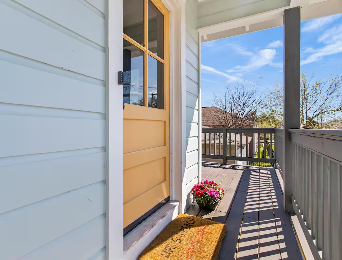 Image 2: Covered front porch entry