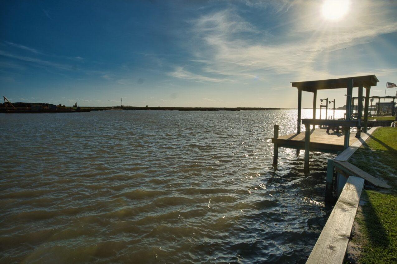 Image 4: View from the waterfront lot with bulkhead