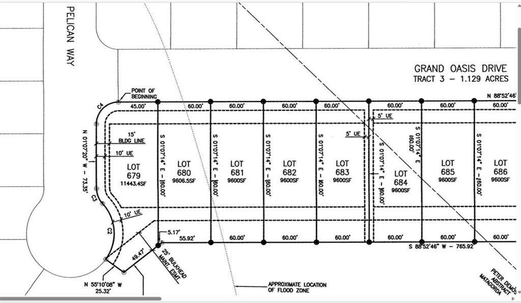 Image 2: The photo is a plat map showing subdivided lots wi