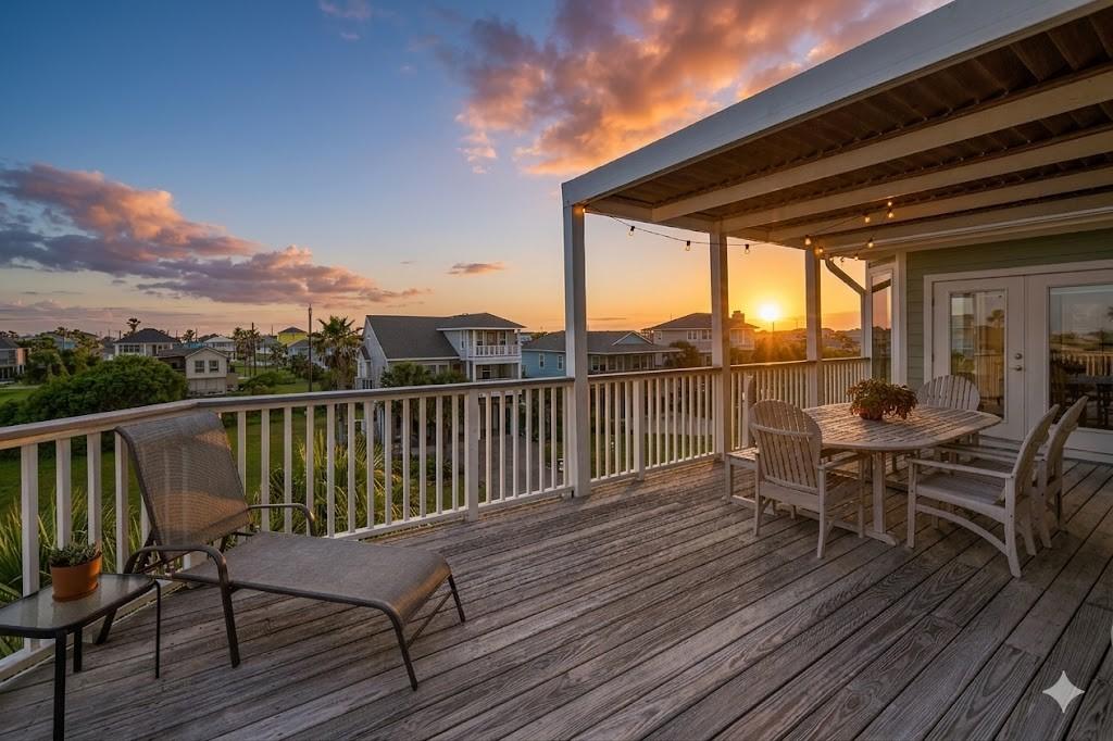 Image 2: Priceless sunsets almost nightly over the homes ac