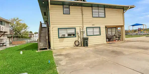 Image 2: Street side showing second set of stairs.