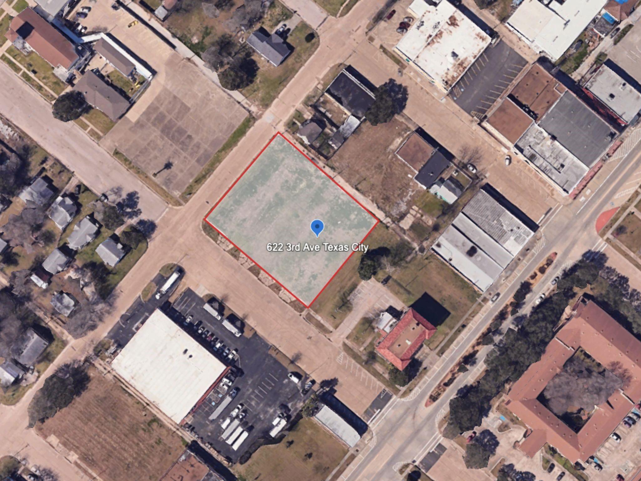 Image 2: Closer top-down view of the property showing open
