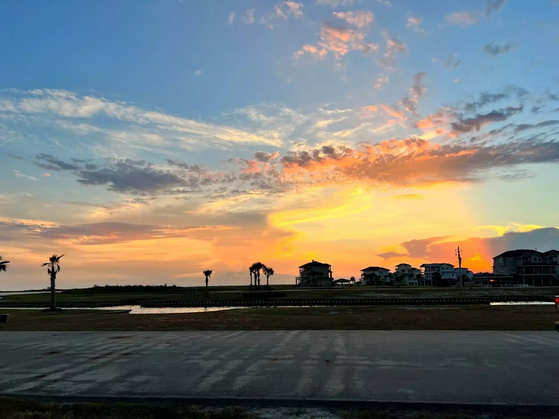 Image 1: Beautiful sunsets from the backyard