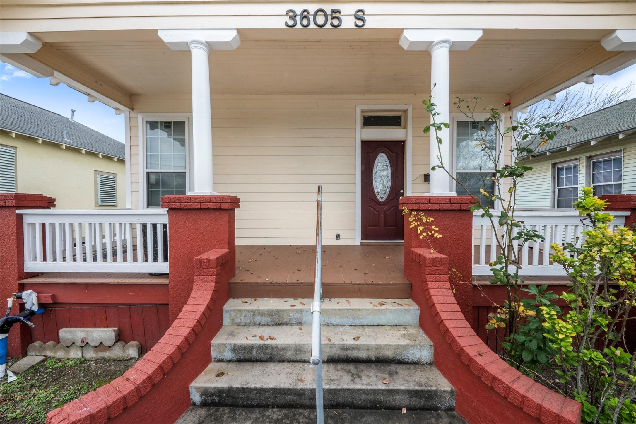 Image 3: Spacious front patio. Great spot for coffee in the