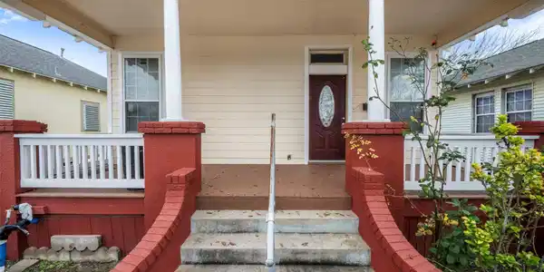 Image 3: Spacious front patio. Great spot for coffee in the