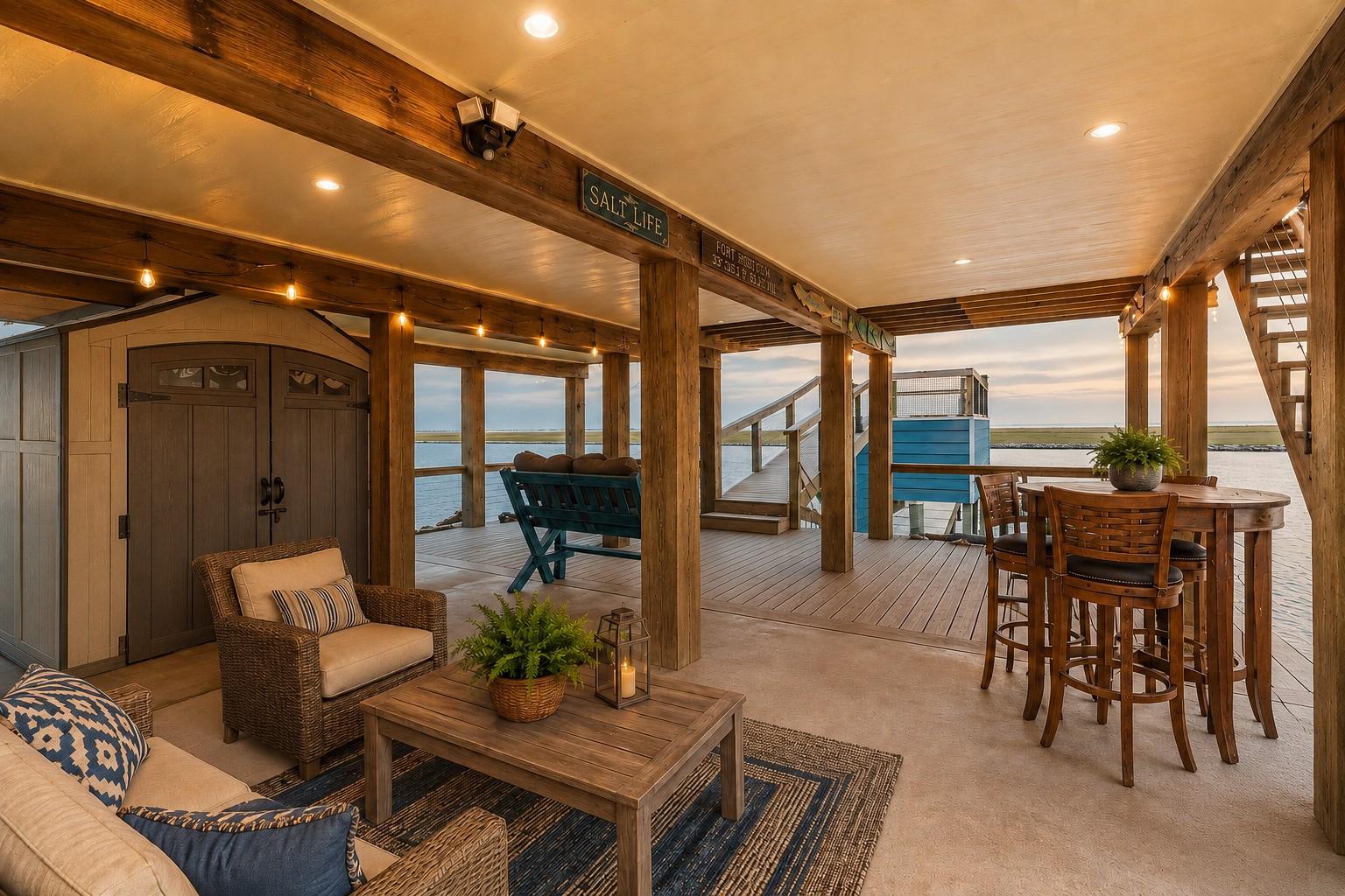 Image 3: Outdoor Space Under the Home &mdash; Virtually Staged to