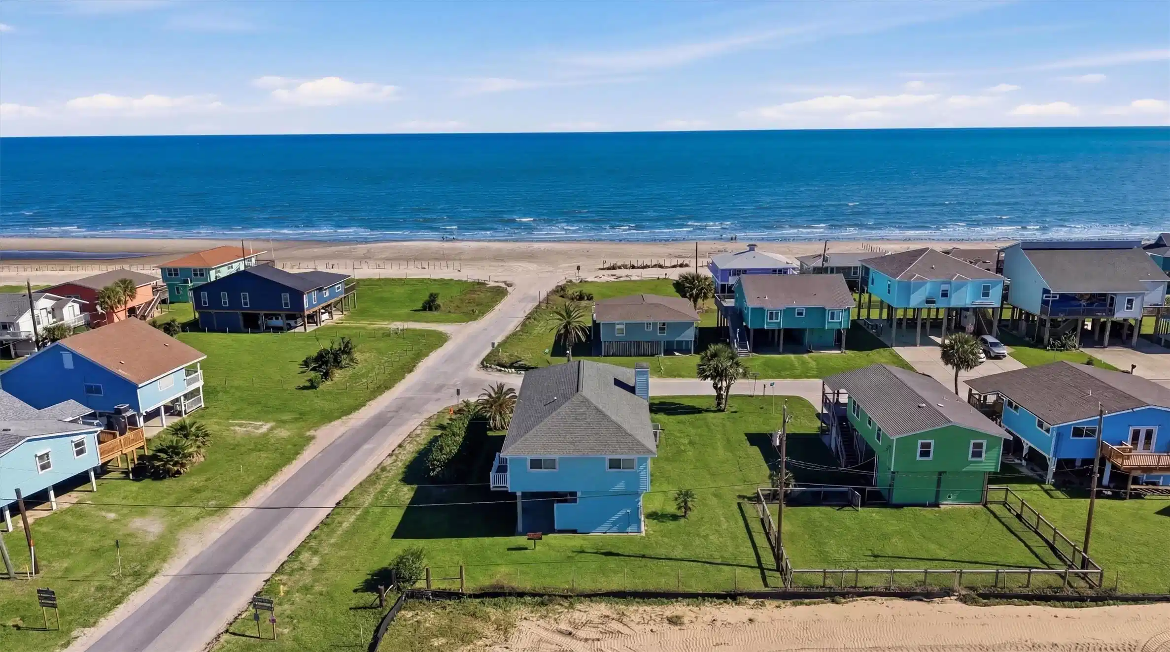 Image 1: Second-row beach home with unobstructed Gulf views