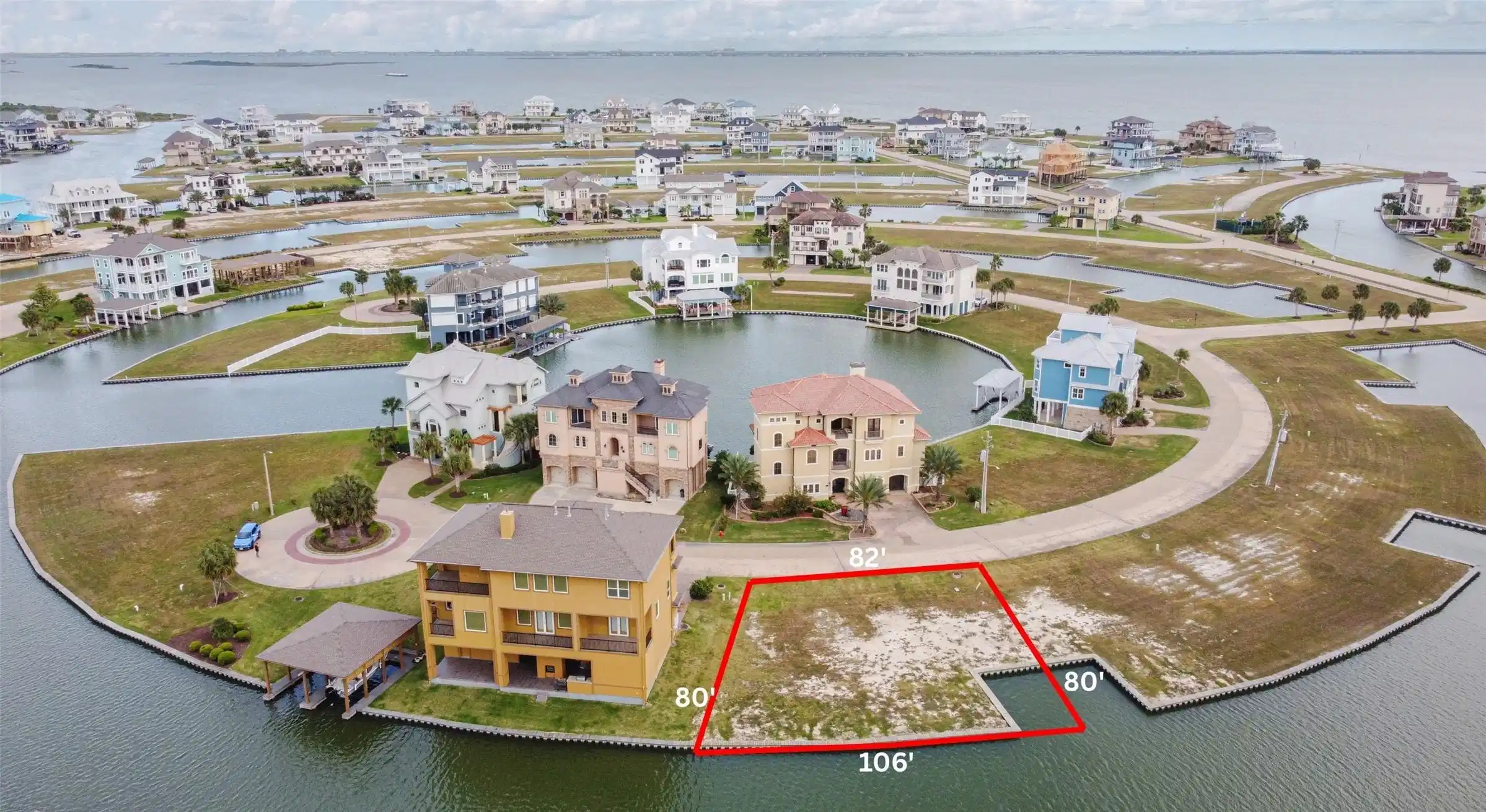 Image 1: This beautiful waterfront lot in the gated communi