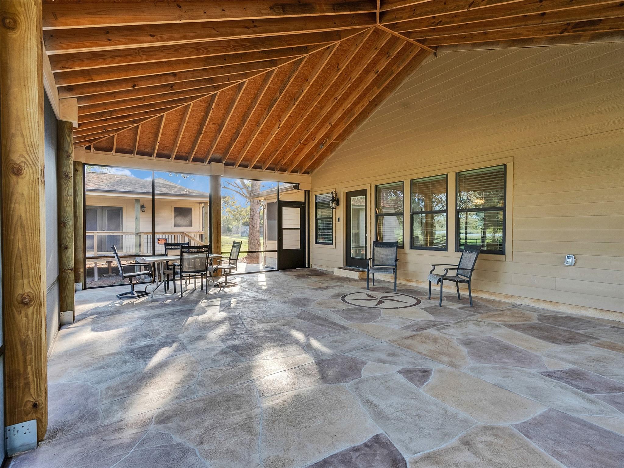 Image 2: Covered Porch off the back of the house.