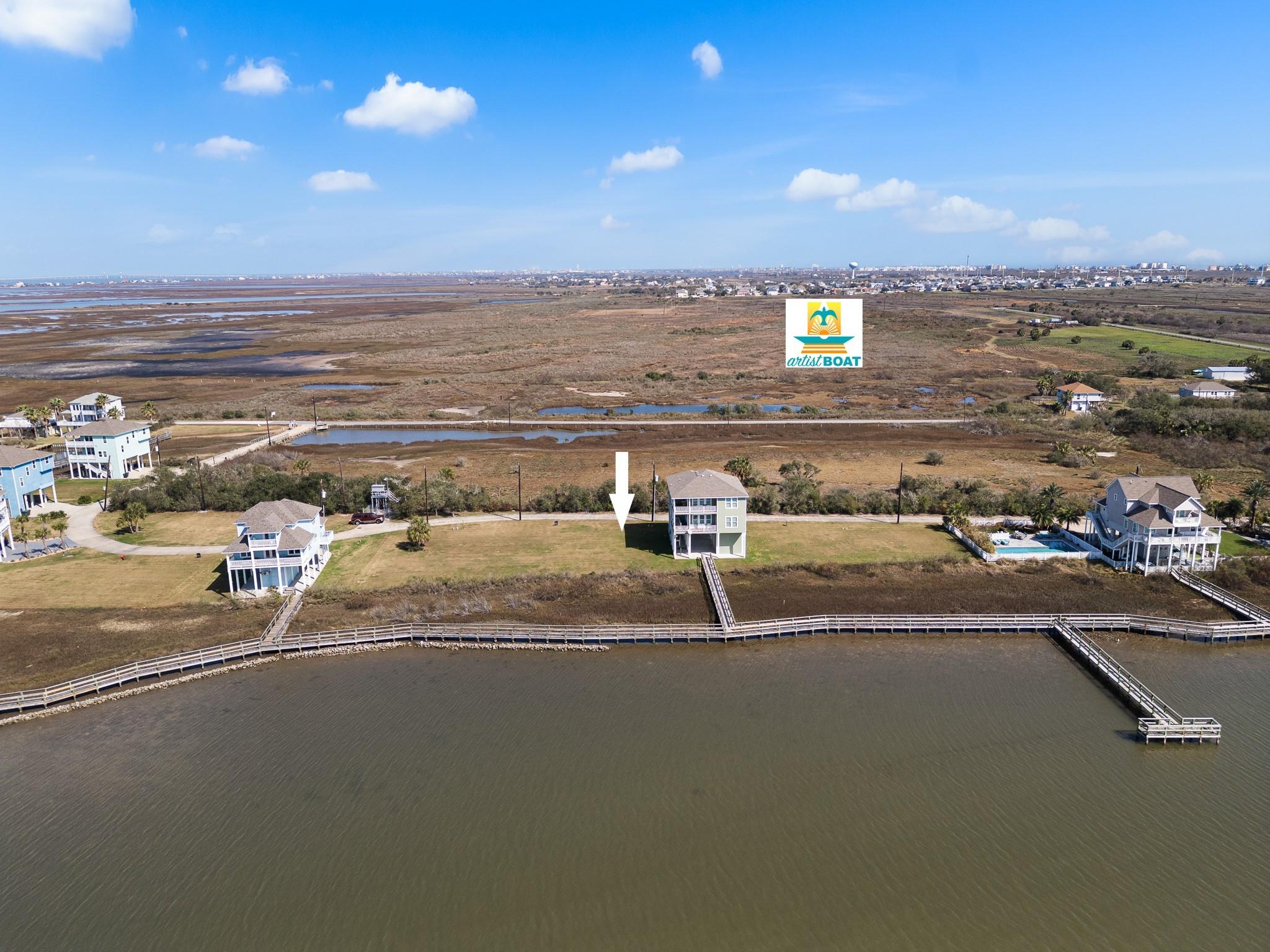 Image 3: You have Eckert Bayou on one side and Artist Boat