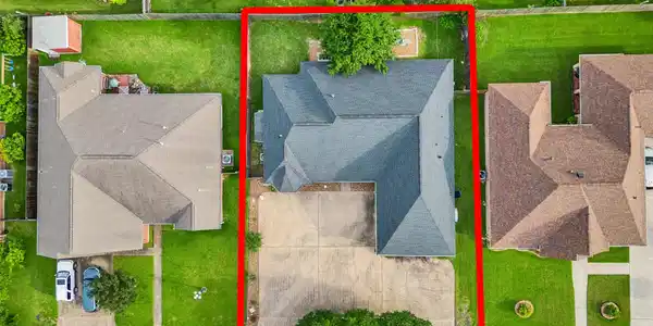 Image 2: This bird&rsquo;s-eye view showcases the home's impressi