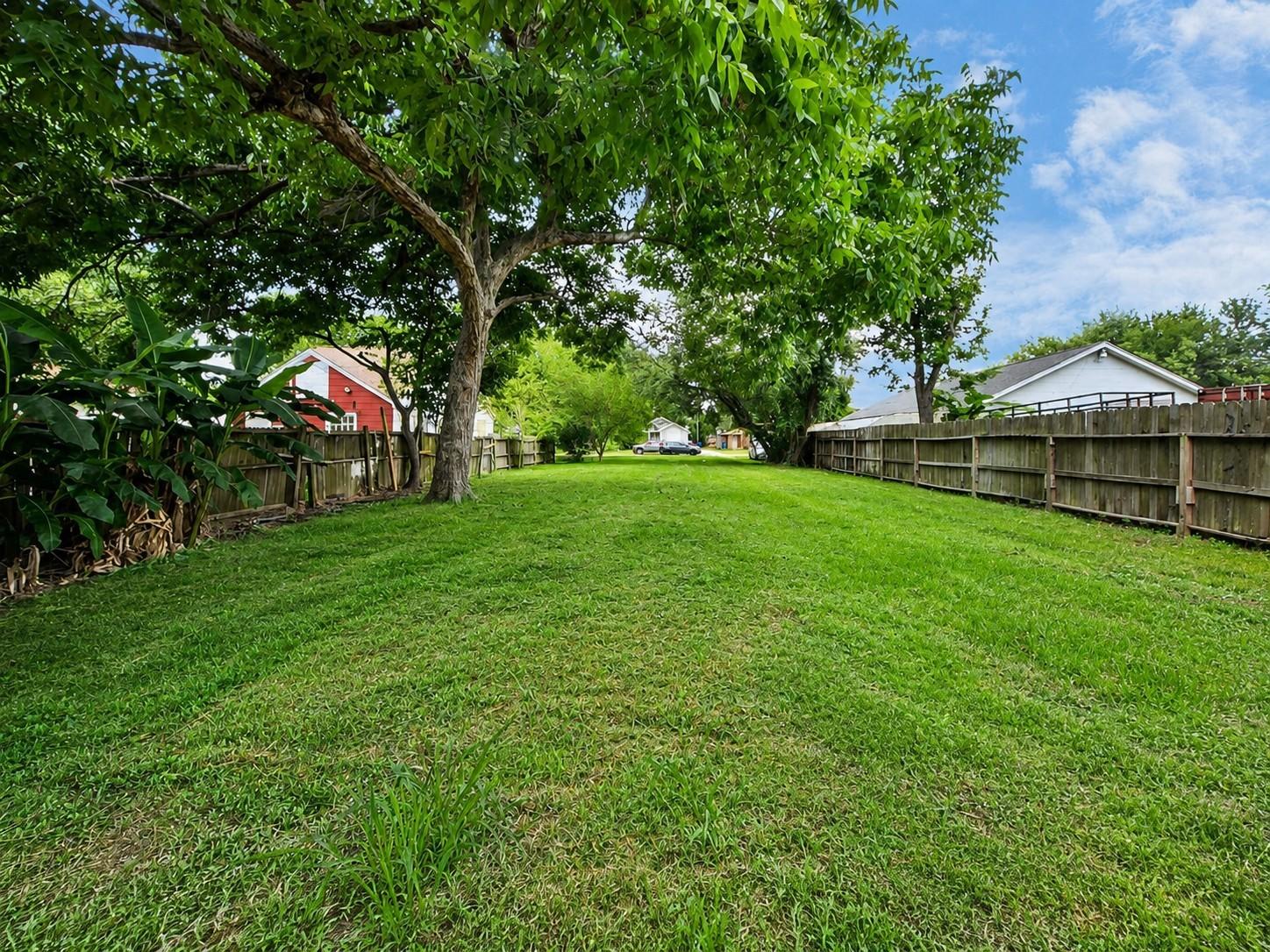 Image 2: A ground-level view highlights a level, grass-cove