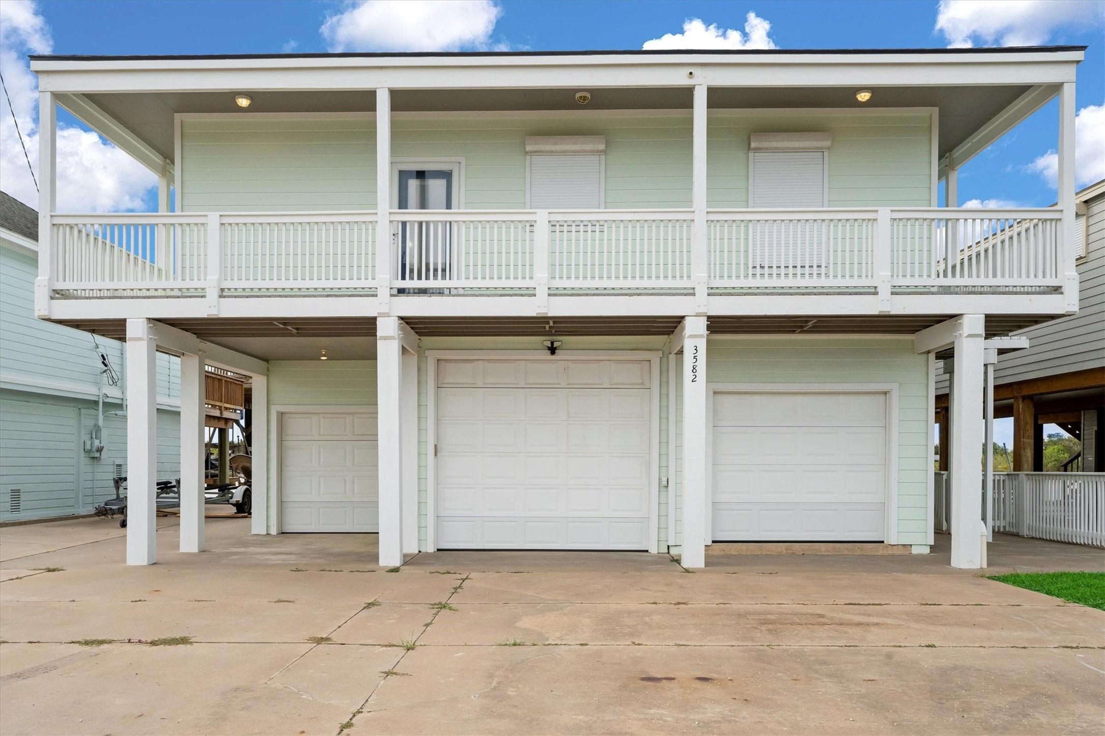 Image 3: Exterior of the home was recently repainted.  This