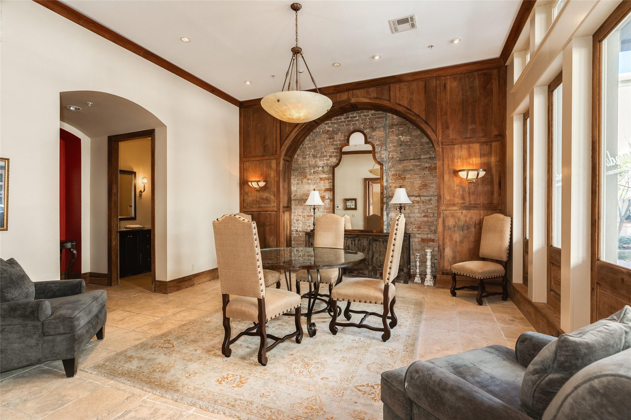 Image 3: Building entry also features a game table and sm k